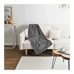 Plaid LEAVES 120x150 cm But - Gris