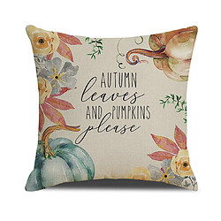 Avis P39 Taie d'oreiller 45x45 cm - Motif Thanksgiving