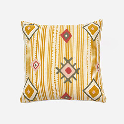 MEVAK LIVING housse de coussin - Moutarde