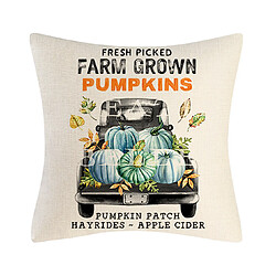 4PCS Taie d'oreiller Linge - Pumpkin pas cher