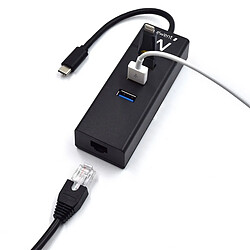 Eminent Hub USB-C RJ-45 et USB 3.2 pas cher