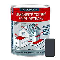 PRO COM Étanchéité Toiture Polyuréthane 3.5 Kg Ardoise