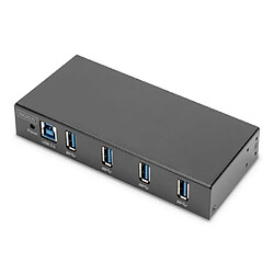 Digitus Hub USB 4 Ports Indust. USB 3.0 - Noir