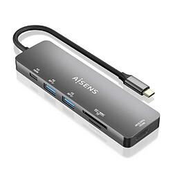Aisens USB-C Dock 6 en 1