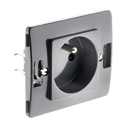 Zenitech Venus prise 2P+T 16A - Noir