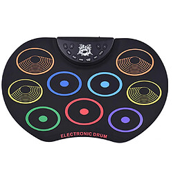 Instrument de Percussion Hand Roll Tambour Tambour électronique - Compact et portable - En silicone