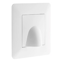 Zenitech Plaque sortie de câble Artezo - Blanc