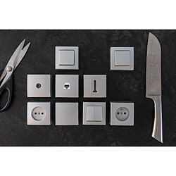 Zenitech Bel'Vue Poussoir - Gris pas cher
