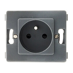 Zenitech Venus prise 2P+T 16A - Noir