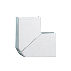 Legrand DLPlus 033316 - Blanc Angle plat variable pour moulure DLPlus - Compatible 40 x 12,5 mm - Finition PVC - Montage simple