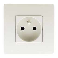 Zenitech Venus prise 2P+T 16A - Blanc