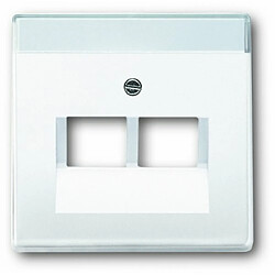 Plaque de recouvrement double UAE - Blanc