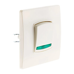 Zenitech Diwone bouton poussoir - Blanc