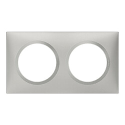 Legrand Dooxie 2 postes - Aluminium