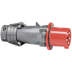 Legrand Hypra 053844 Fiche mâle industrielle 3P+N+T IP44 - 63 A - droiture - IK08 - boîtier plastique - couleur rouge - tension 380/415 V