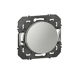 Legrand Dooxie Poussoir simple 6A - Aluminium