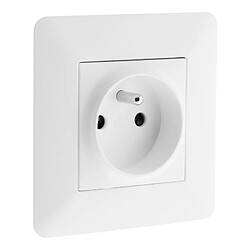 Zenitech Prise 16A Simple - Blanc