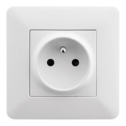 Zenitech Prise 16A Simple - Blanc