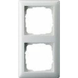 Gira Cadre 2 prises - Blanc