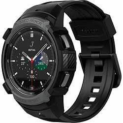 Spigen Sgp Spigen Rugged Armor Pro Galaxy Watch 4 - Charcoal Gray Étui avec band - Conçu pour Galaxy Watch 4 Classic