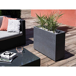 EDA Plastiques EDA Jardinière Graphit 78,5x29,5x60 cm