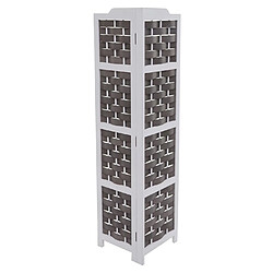Acheter Mendler Support de jardinière 1/4 de cercle - Blanc anthracite