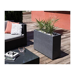 Avis EDA Plastiques EDA Jardinière Graphit 78,5x29,5x60 cm