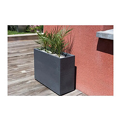 Acheter EDA Plastiques EDA Jardinière Graphit 78,5x29,5x60 cm