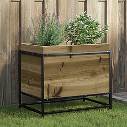 VIDAXL Jardinière 60x40x50 cm - Bois de pin imprégné