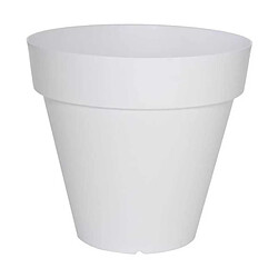 Riviera Pot de fleurs rond - Blanc
