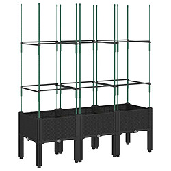 vidaXL Jardinière avec Treillis 367958