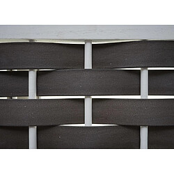Mendler Support de jardinière 1/4 de cercle - Blanc anthracite pas cher