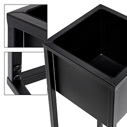 Avis ECD Germany Lot de 2 supports plantes, noir
