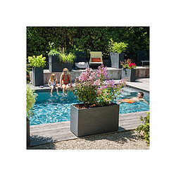 Acheter EDA Plastiques EDA Jardinière Volcania effet pierre 78,5x29,5x60 cm