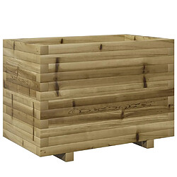 vidaXL Jardinière en bois imprégné
