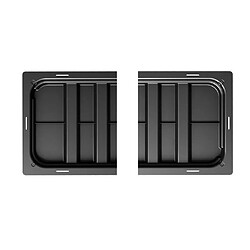 Stefanplast Jardinière rectangulaire - Anthracite pas cher