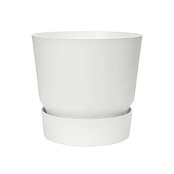 ELHO Pot de fleurs rond Greenville Blanc Ø47 cm