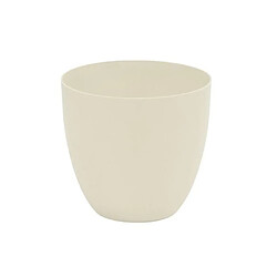 Plastiken Pot de fleurs ovale - Beige