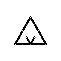 Jardindeco Triangle de Positionnement Billes 57mm