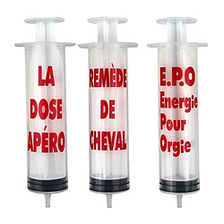 Avis Totalcadeau Verres à shot seringues (lot de 6)