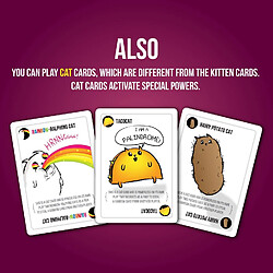 Exploding Kittens Pack de fête Jeu de cartes - Versions chatons et explosions - Jusqu'à 10 joueurs - Version anglaise