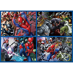 Educa Borras Educa puzzle progressif 4-en-1 Spider-Man Puzzle progressif 4 puzzles - Thème Spider-Man - Difficulté croissante - 4+ ans - Qualité carton et découpe précise