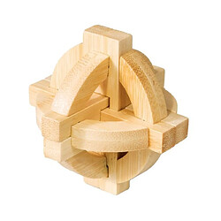 FRIDOLIN Casse-tête Bambou "Double Disque"