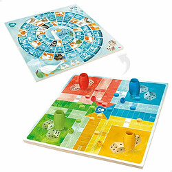 Color Baby Jeu de petit chevaux et de l'oie - 25 pièces