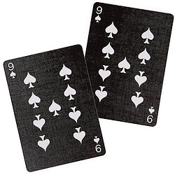 Cartes à Jouer Noires pas cher