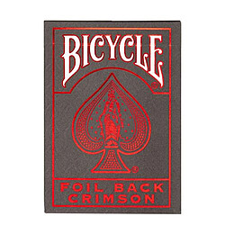Bicycle Cards Jeu de Cartes Bicycle Ultimates Mettaluxe Rouge