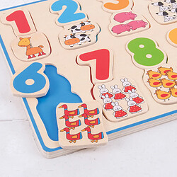 Avis Bigjigs toys Puzzle éducatif en bois chiffres et couleurs - 20 pièces