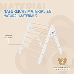 Joyz Triangle d'escalade pour enfants - Bois