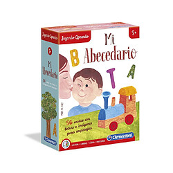 Clementoni Mon alphabet Jeu éducatif - 52 cartes illustrées - Auto-correction - Développe vocabulaire et reconnaissance - Dès 3 ans