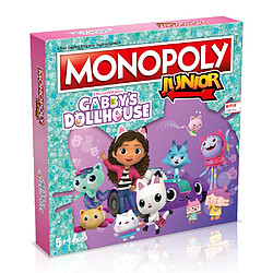 Winning Moves MONOPOLY Junior Gabby's Dollhouse Jeu de société - Aventure avec Gabby - 5+
